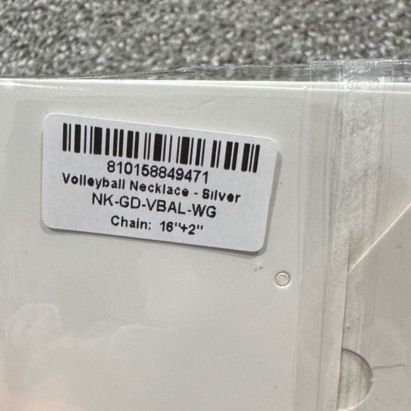 NIB Silver Volleyball Necklace - Picture 4 of 6